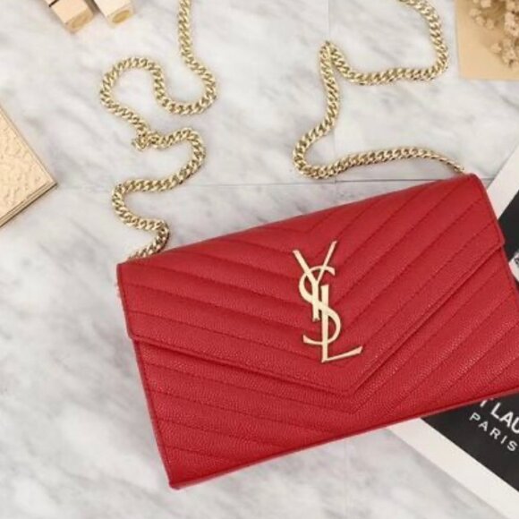 YSL leather wallet - Picture 1 of 3
